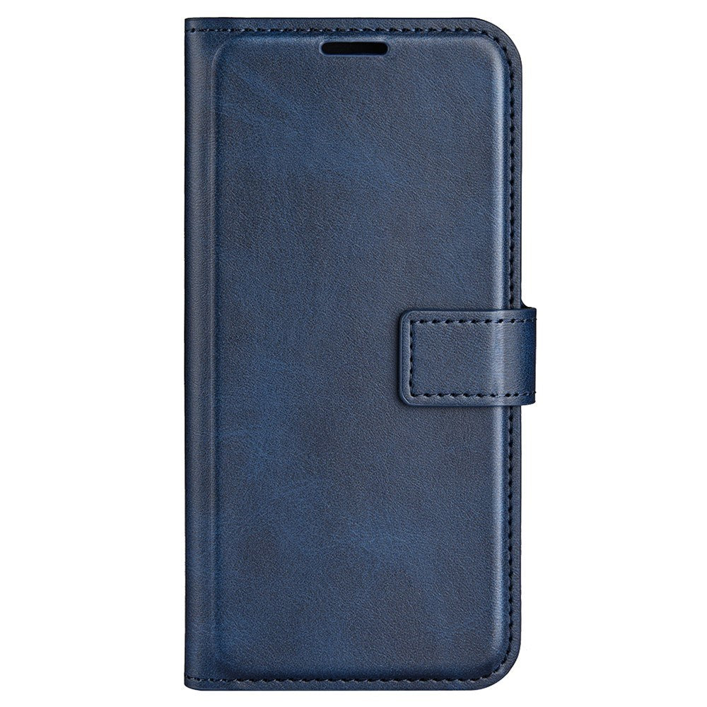 EIDERWOOD Oppo A79 (5G) / A2 (5G) Leather Flip Cover m. Kortholder og stativ funksjon - blå