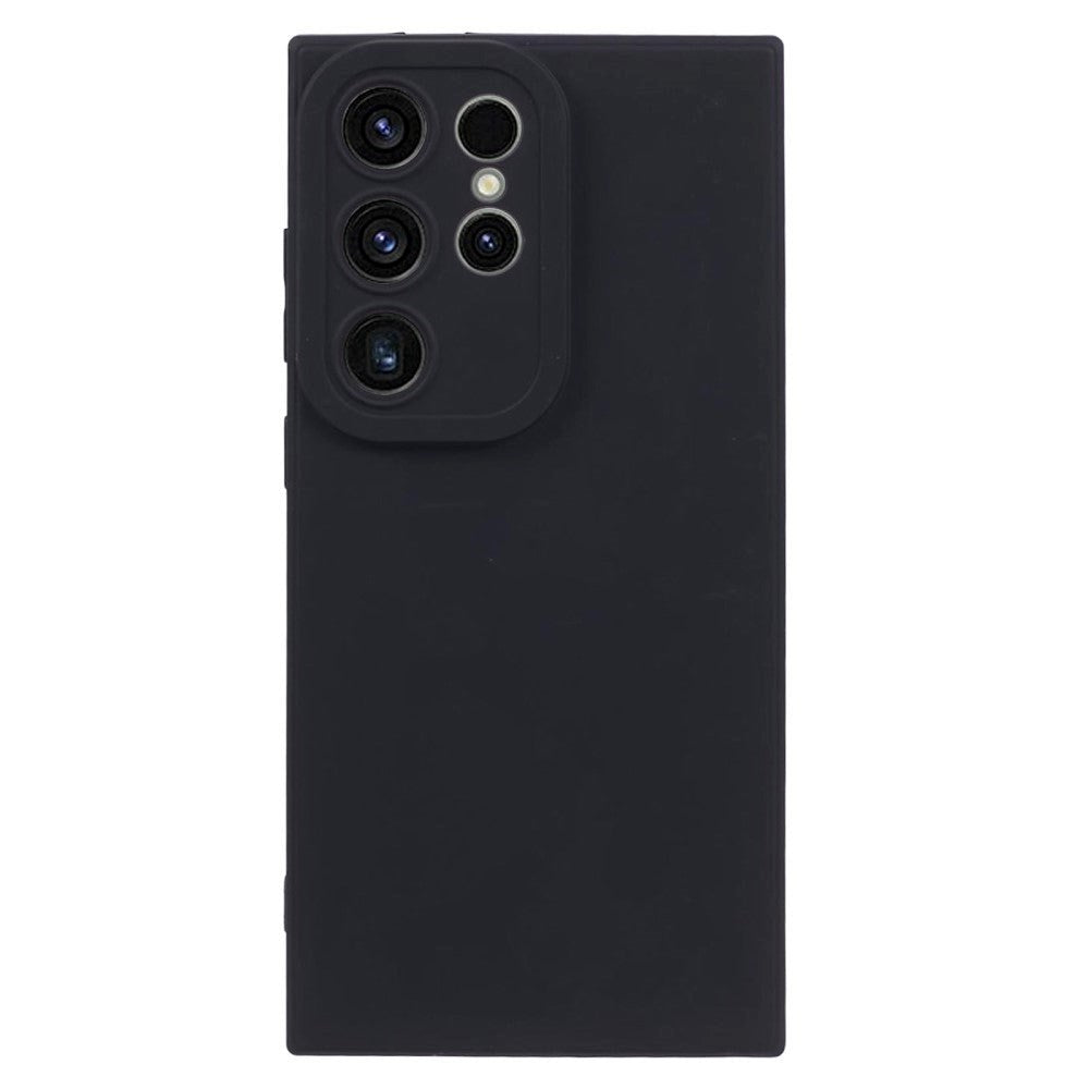 Samsung Galaxy S24 Ultra Matt fleksibelt plastdeksel - svart