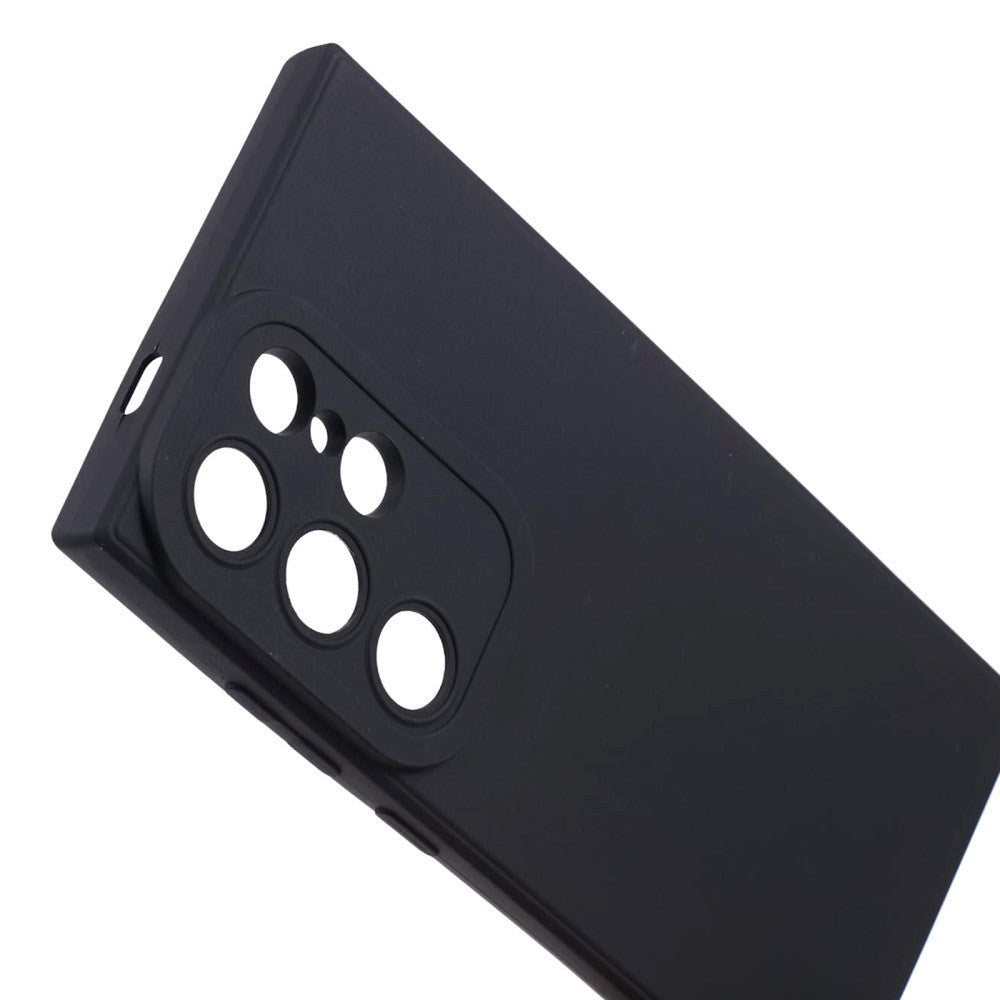 Samsung Galaxy S24 Ultra Matt fleksibelt plastdeksel - svart
