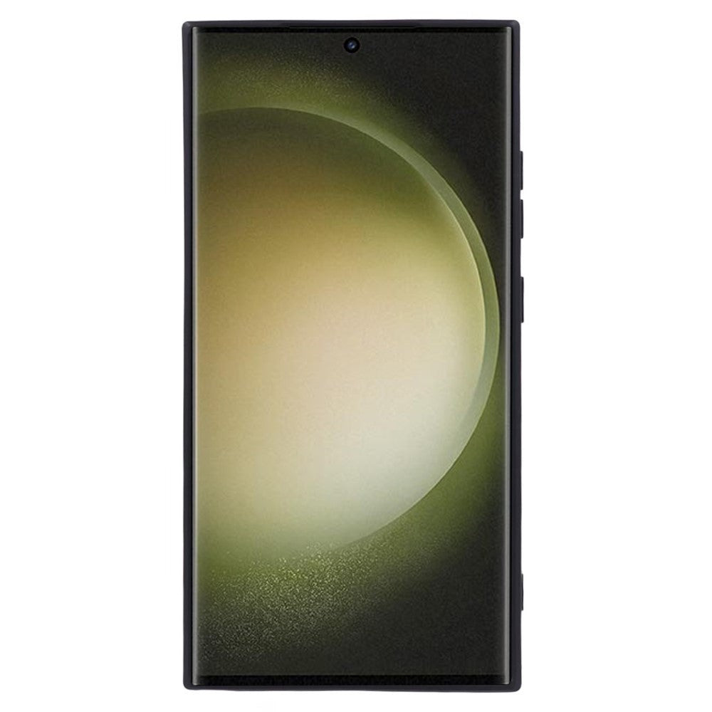 Samsung Galaxy S24 Ultra Flexible TPU Plastic Bakdeksel - Svart