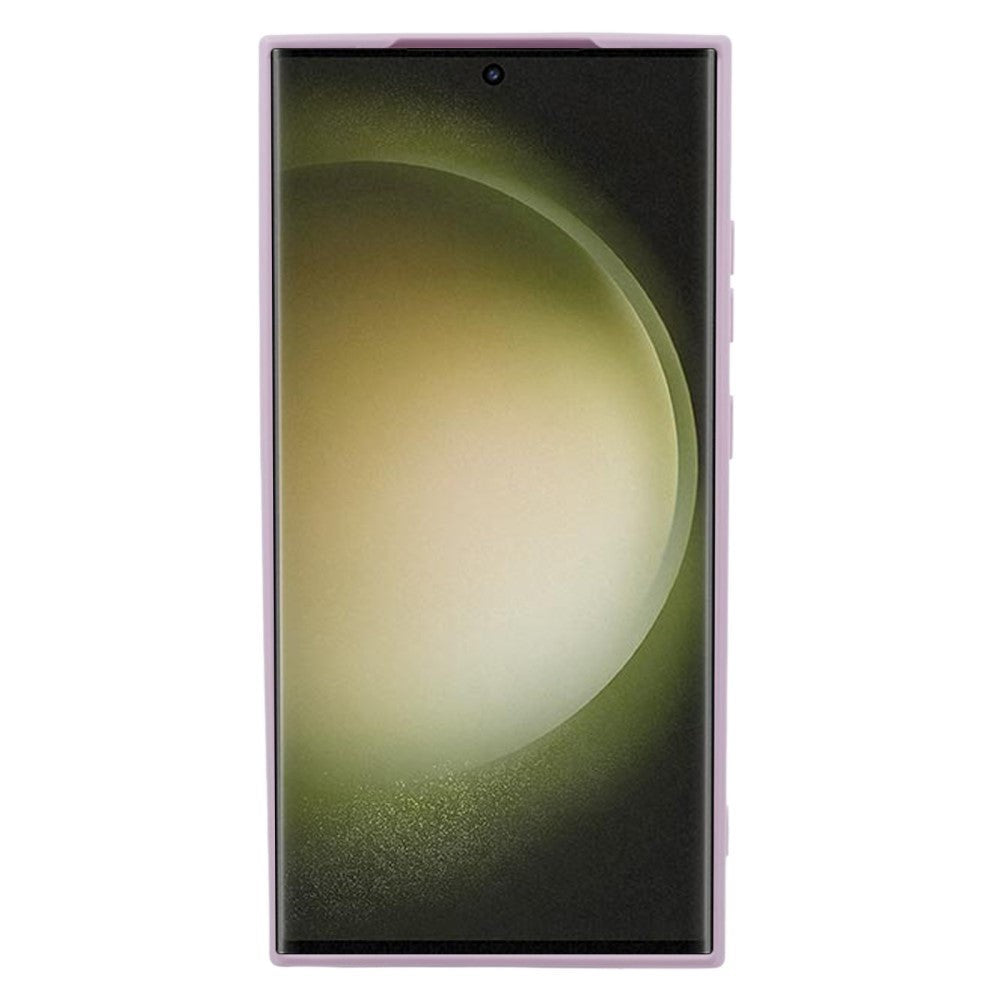 Samsung Galaxy S24 Ultra Flexible TPU Plastic Bakdeksel - Lilla