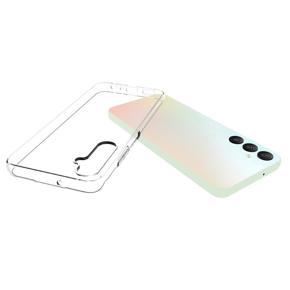 Samsung Galaxy A05s Fleksibelt Plastik Bagside Cover - Gennemsigtig