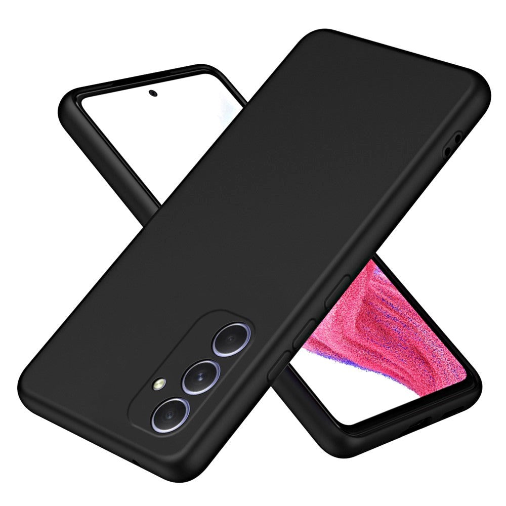 Samsung Galaxy A55 (5G) Matt fleksibelt plastbakdeksel - svart