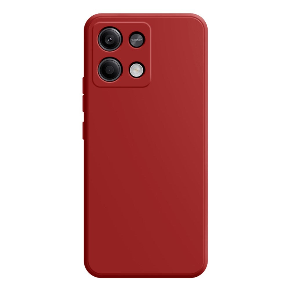 EIDERWOOD Xiaomi Redmi Note 13 Pro (5G) / Poco X6 matt fleksibelt plastbakdeksel - rød