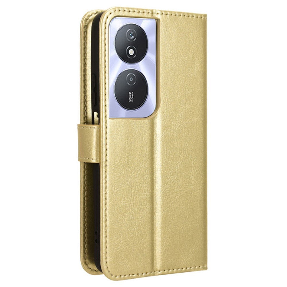 Honor X7b / 90 Smart - EIDERWOOD Faux Leather Flip Cover m. Stropp - Gull