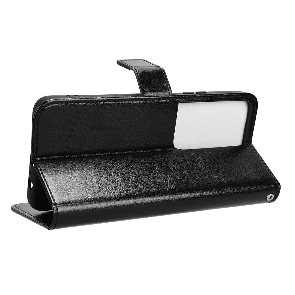 Honor X7b / 90 Smart - EIDERWOOD Faux Leather Flip Cover m. Stropp - Svart