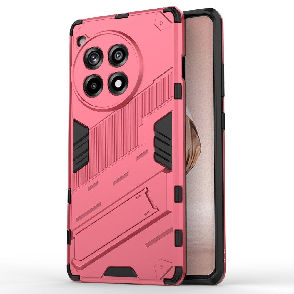 EIDERWOOD OnePlus 12R Hybrid Craftsman Bakdeksel m. Stativ - Rosa