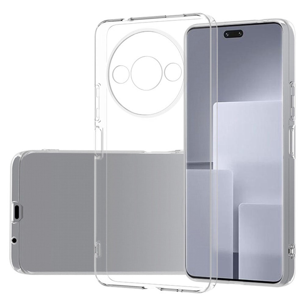 EIDERWOOD Xiaomi Redmi A3 Fleksibelt Plastik Bagside Cover - Gennemsigtig