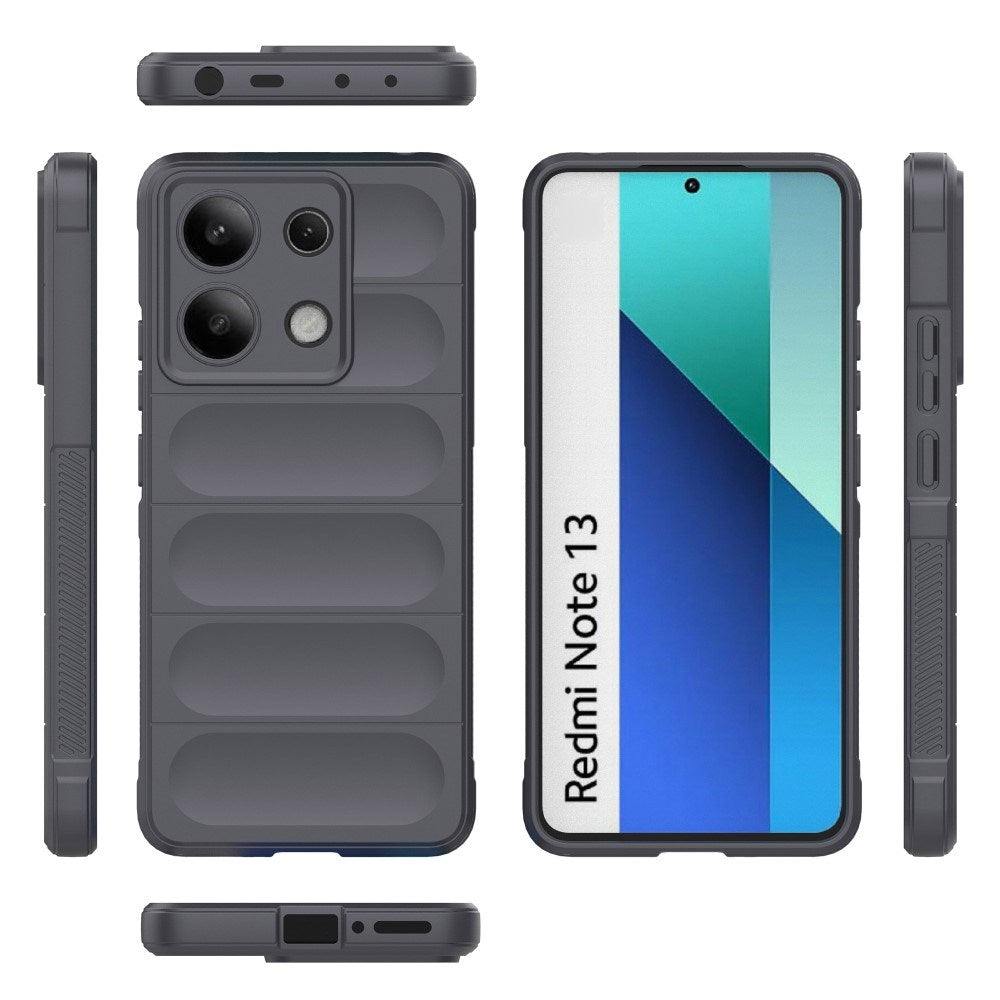 EIDERWOOD Xiaomi Redmi Note 13 (4G) Fleksibelt plastdeksel - grå