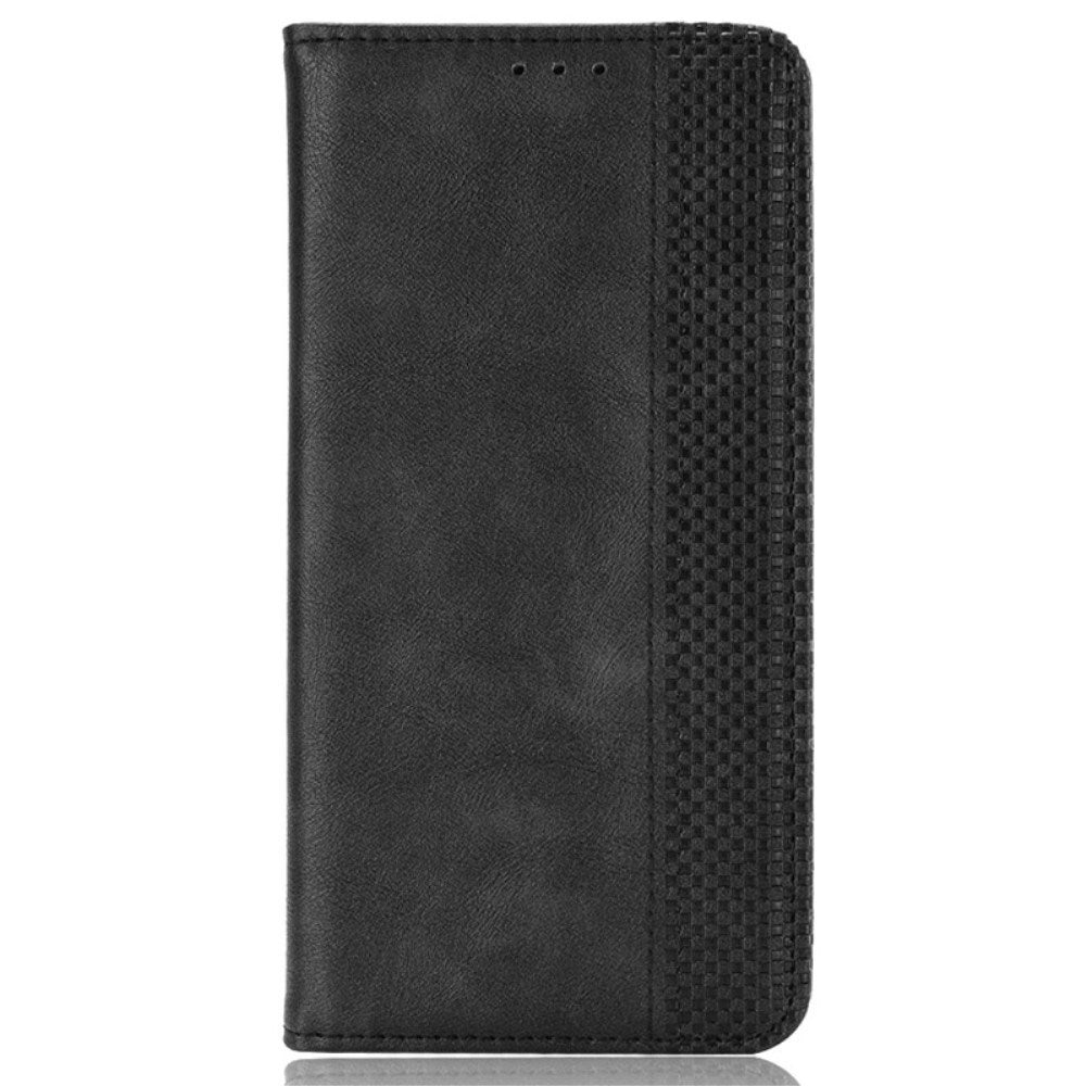 Honor Magic6 Pro (5G) - EIDERWOOD Magnetic Leathette Flip Cover - Svart