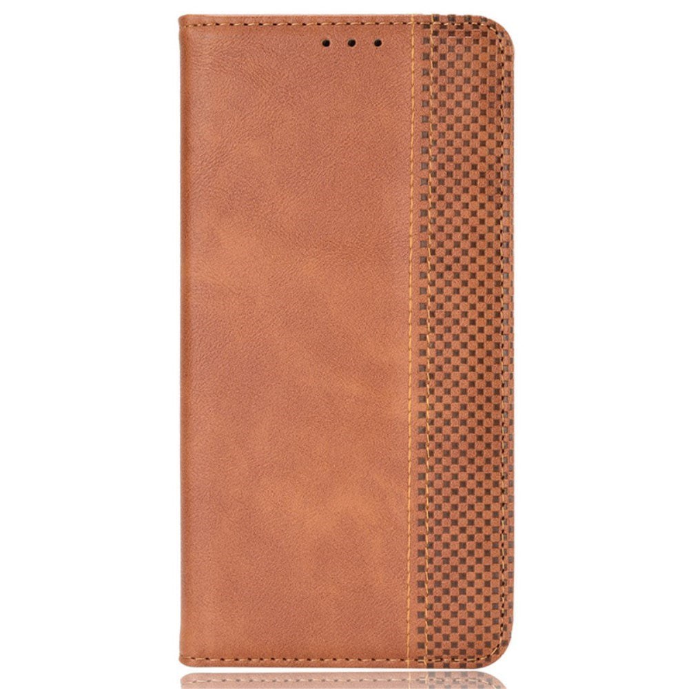 Honor Magic6 Pro (5G) - EIDERWOOD Magnetic Leathette Flip Cover - Brun