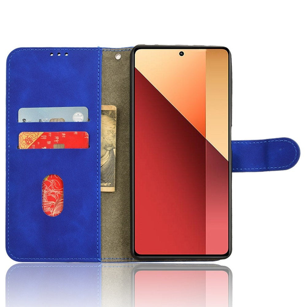 EIDERWOOD Xiaomi Redmi Note 13 Pro (4G) / Poco M6 Pro mykt skinn flipdeksel m. Lommebok - Blå