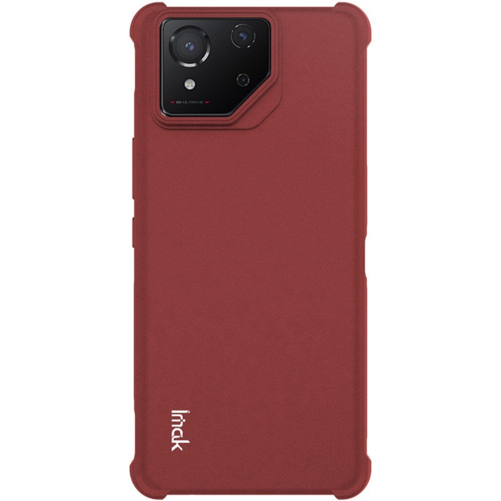 Asus ROG Phone 8 / 8 Pro IMAK matt fleksibel plastbakdeksel - rød