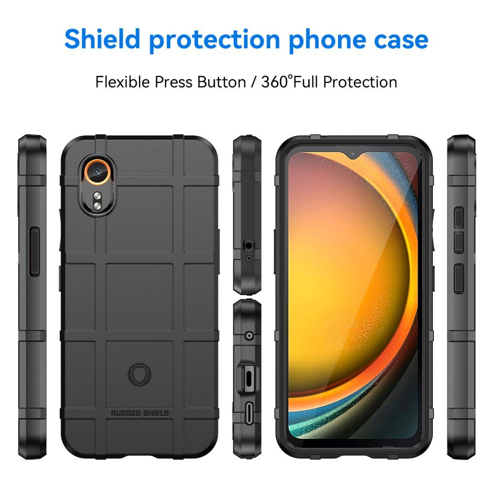 EIDERWOOD Samsung Galaxy Xcover 7 Rugged Shield Series Craftsman Bakdeksel - Svart