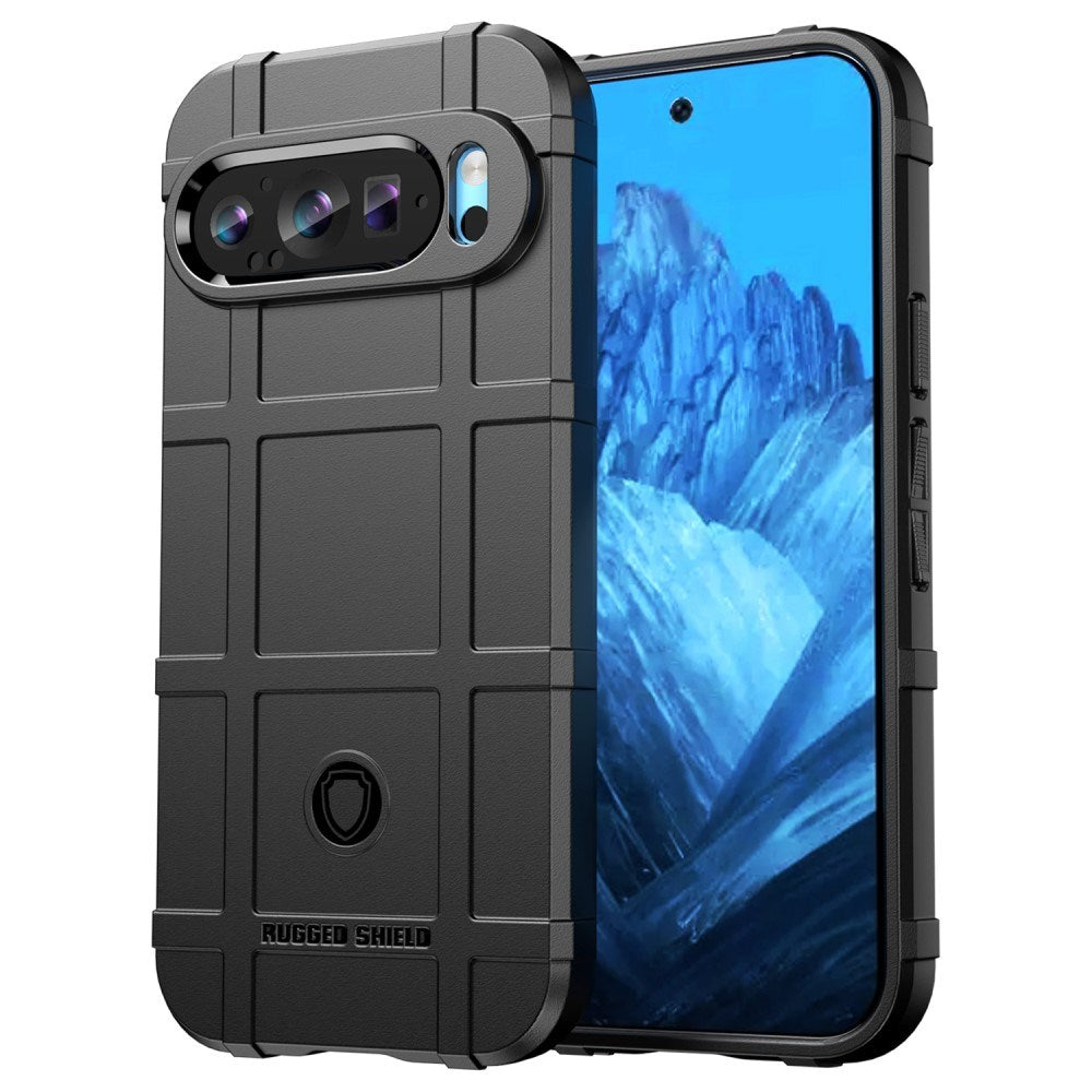 EIDERWOOD Google Pixel 9/9 Pro Rugged Shield Series Craftsman bakdeksel - svart