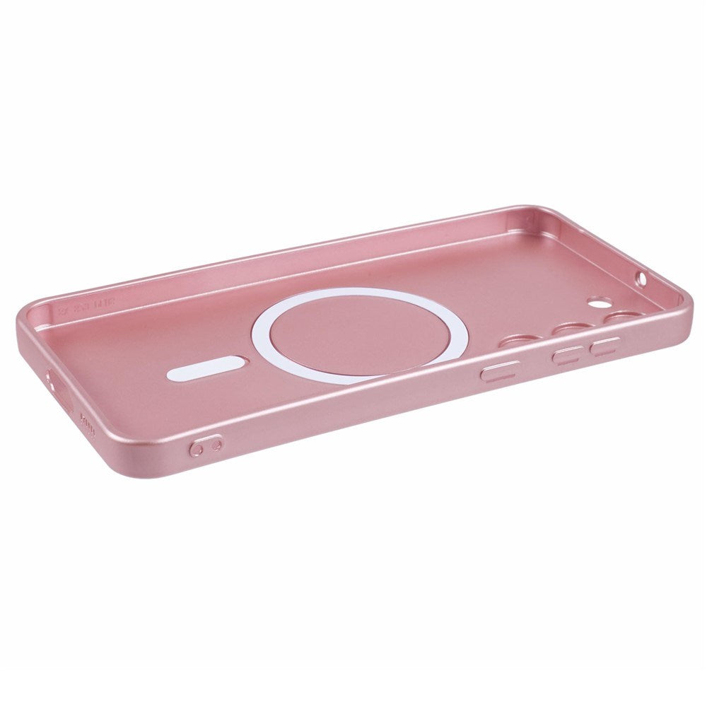 Samsung Galaxy S22+ (Plus) Fleksibelt Plastik Bagsidecover - MagSafe Kompatibel - Lyserød