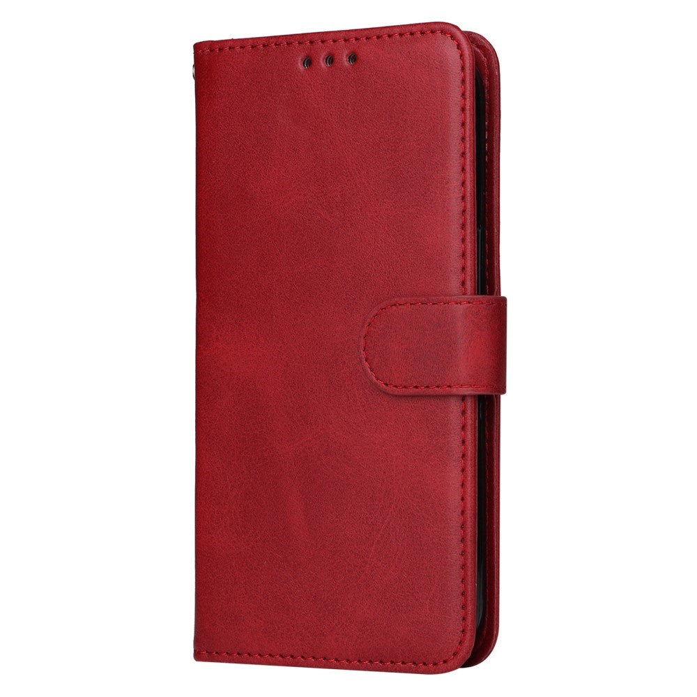 EIDERWOOD Google Pixel 10 / 10 Pro / 9 / 9 Pro Kunstlæder Flip Cover m. Kortholder & Strop - Rød