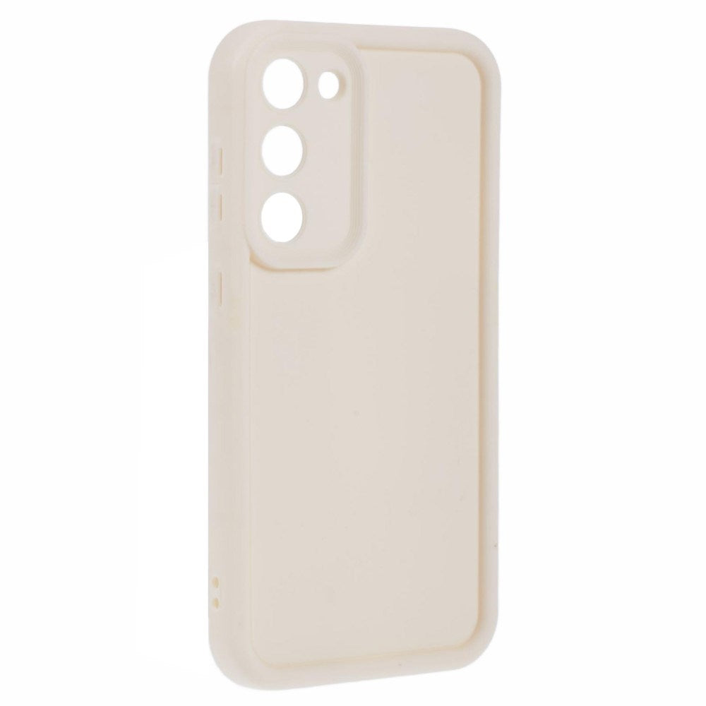 Samsung Galaxy S23+ (Plus) - EIDERWOOD Anti-Slip Fleksibelt Plastik Cover - Hvid