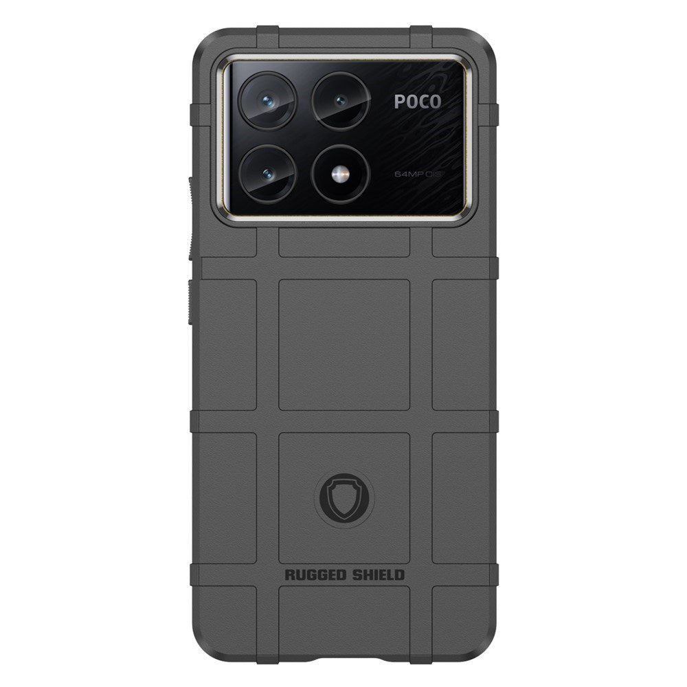 EIDERWOOD Xiaomi Poco X6 Pro Rugged Shield Series Craftsman Bakdeksel - Svart