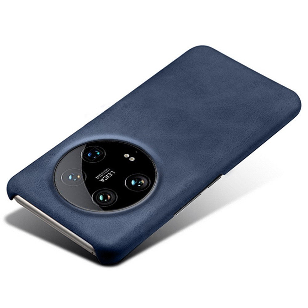 EIDERWOOD Xiaomi 14 Ultra Faux Leather Bakdeksel - Blå