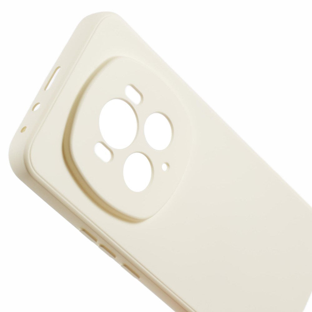 EIDERWOOD Honor Magic6 Pro 5G plastdeksel – Beskyttende deksel med fiberfôr og nøyaktig kamerautskjæring – hvit