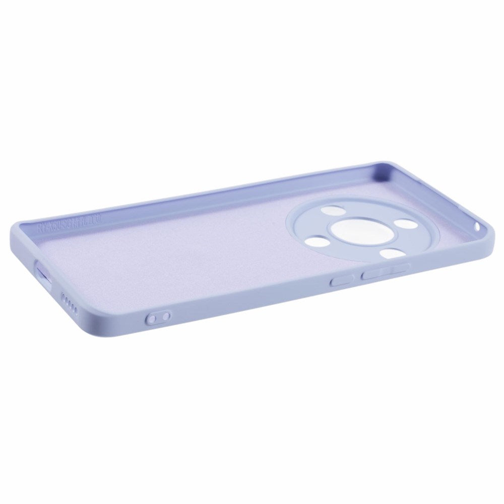 EIDERWOOD Honor Magic6 Lite 5G plastdeksel – Beskyttende deksel med fiberfôr og nøyaktig kamerautskjæring – Lyseblå