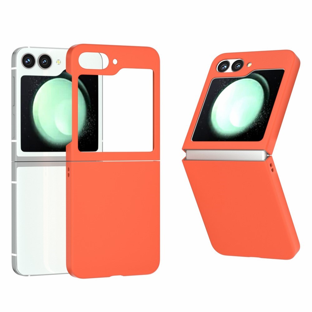 EIDERWOOD Samsung Galaxy Z Flip6 gummiert hardplast bakdeksel - oransje