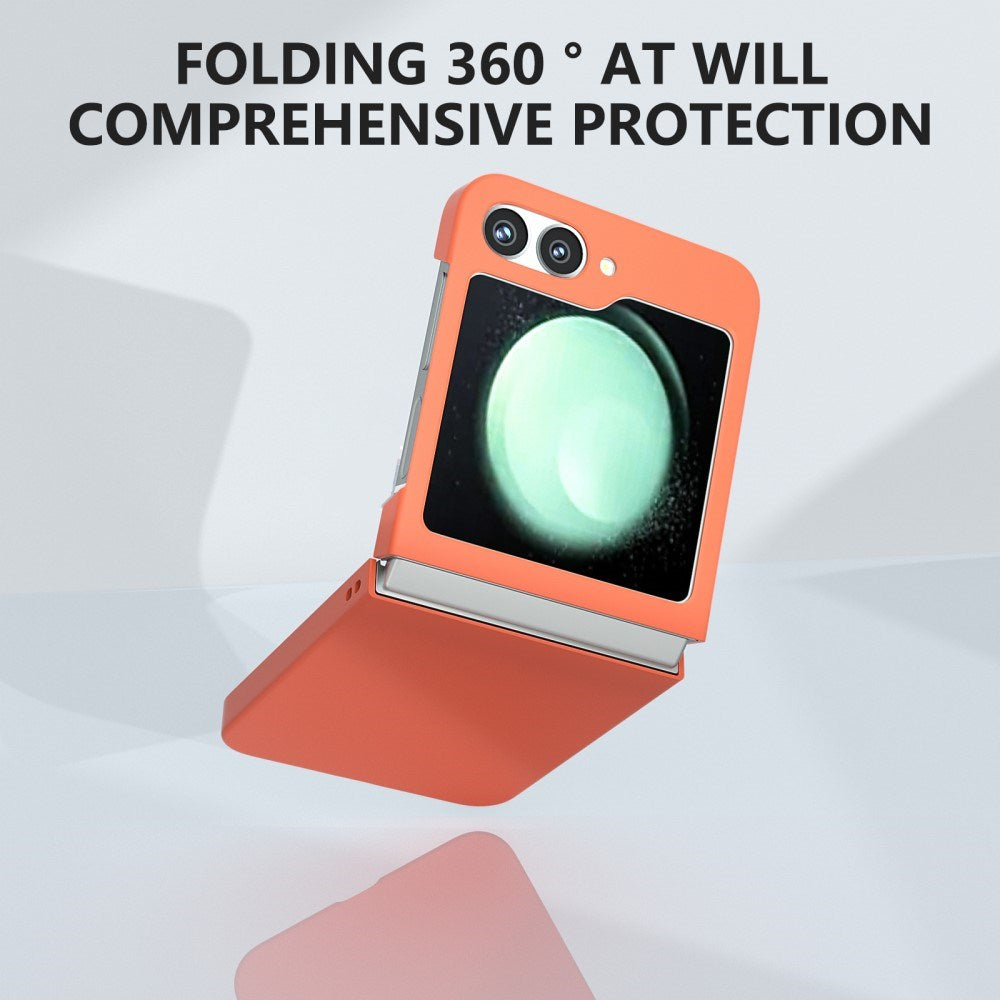 EIDERWOOD Samsung Galaxy Z Flip6 gummiert hardplast bakdeksel - oransje