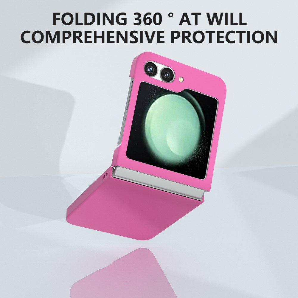EIDERWOOD Samsung Galaxy Z Flip7 FE / Flip6 Gummibelagt Hård Plastik Bagside Cover - Pink