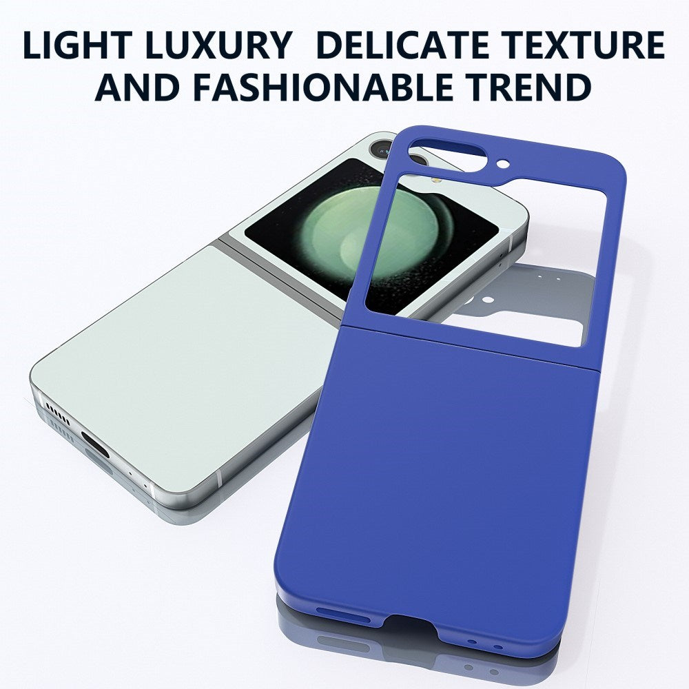 EIDERWOOD Samsung Galaxy Z Flip6 gummiert hardplast bakdeksel - blå