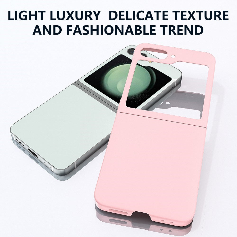 EIDERWOOD Samsung Galaxy Z Flip6 gummiert hardplast bakdeksel - rosa