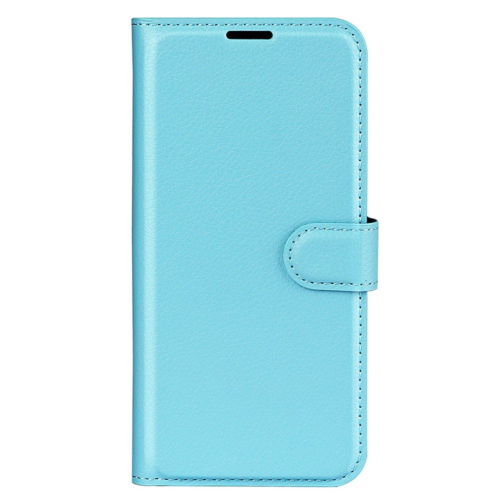 EIDERWOOD Asus Zenfone 11 Ultra PU Litchi Leather Flip Cover m. Lommebok og stativfunksjon - blå