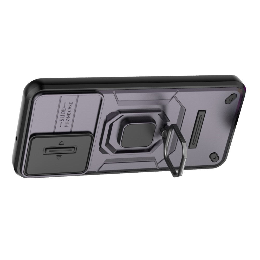 EIDERWOOD Samsung Galaxy M15 (5G) Craftsman Bakdeksel m. Magnetisk Kickstand & Cam Slider - Lilla