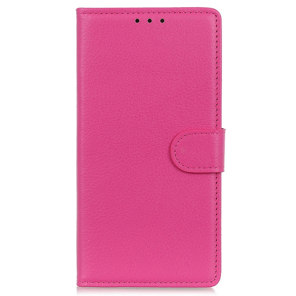 EIDERWOOD Google Pixel 10 / 10 Pro / 9 / 9 Pro Litchi Kunstlæder Cover m. Pung - Lyserød