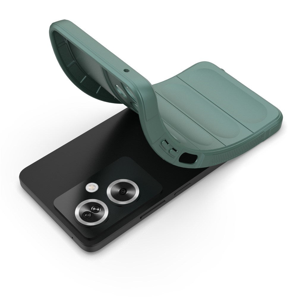 EIDERWOOD Oppo A79 (5G) / A2 (5G) Fleksibelt Plastik Bagside Cover - Grøn