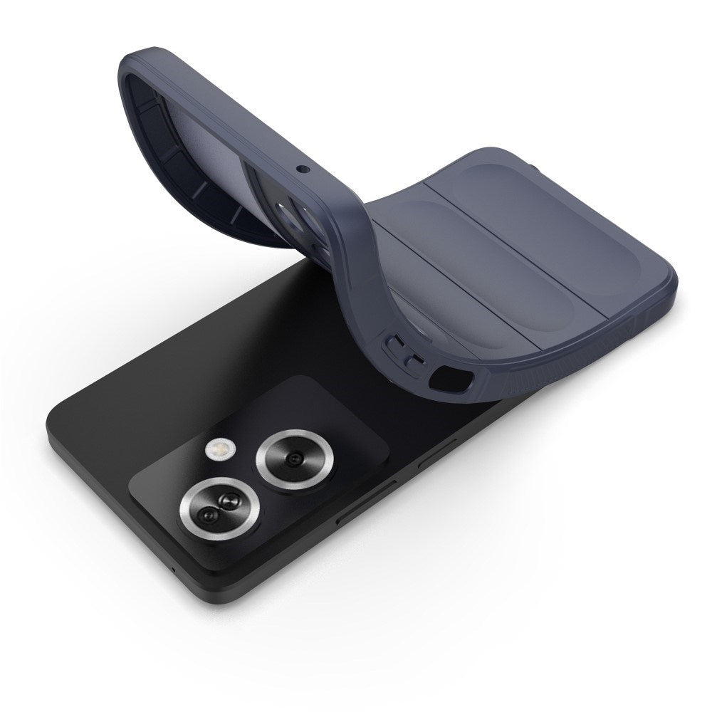 EIDERWOOD Oppo A79 (5G) / A2 (5G) fleksibelt plastbakdeksel - mørkeblå