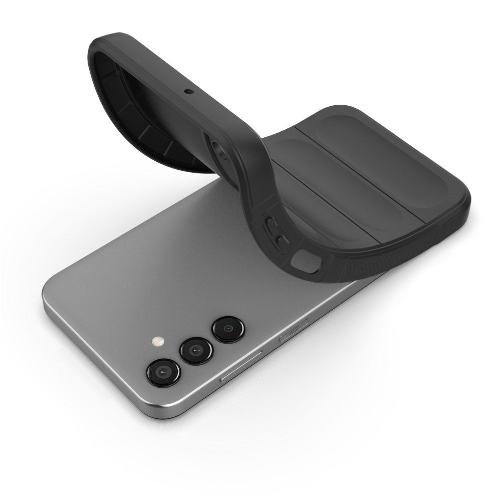 EIDERWOOD Samsung Galaxy M15 (5G) Fleksibelt Plastik Bagside Cover - Sort