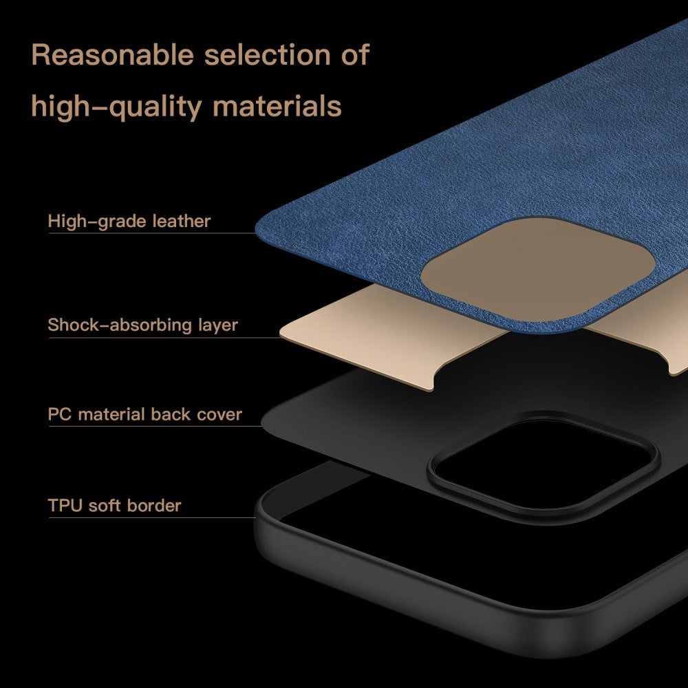 EIDERWOOD OnePlus Nord CE4 (5G) Hybrid plastskinnbelagt bakdeksel - blå