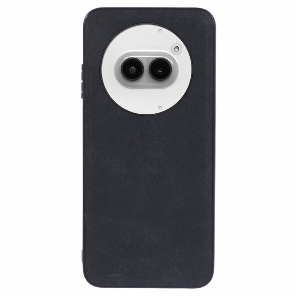 EIDERWOOD Nothing Phone (2a) / (2a) Pluss bakdeksel i kunstskinn m. Fleksible plastkanter - brun