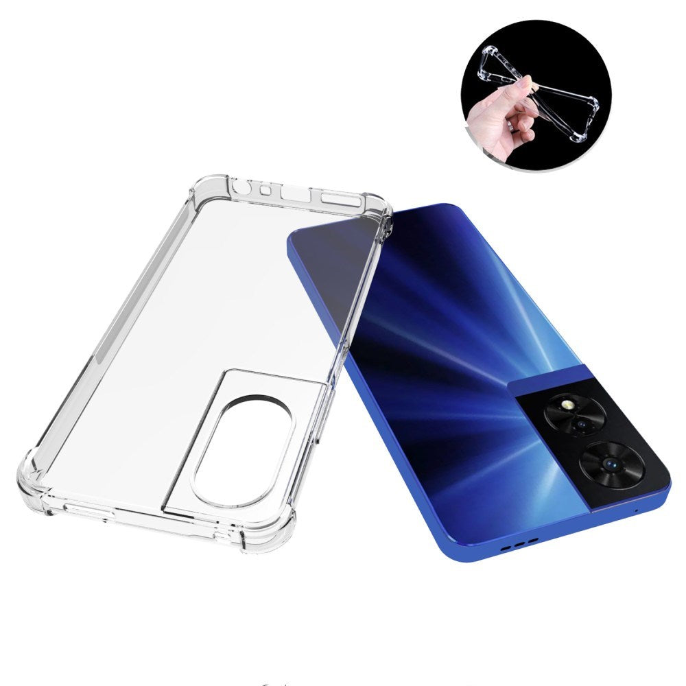 EIDERWOOD TCL 505 Mobil Cover m. Forstærkede Hjørner - Fleksibel Plast - Gennemsigtig