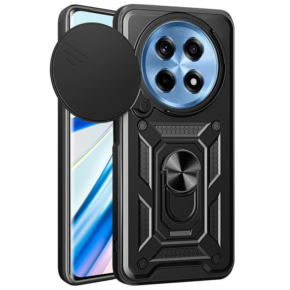 EIDERWOOD OnePlus 12R Håndværker Bagside Cover m. Kickstand & Cam Slider - Sort