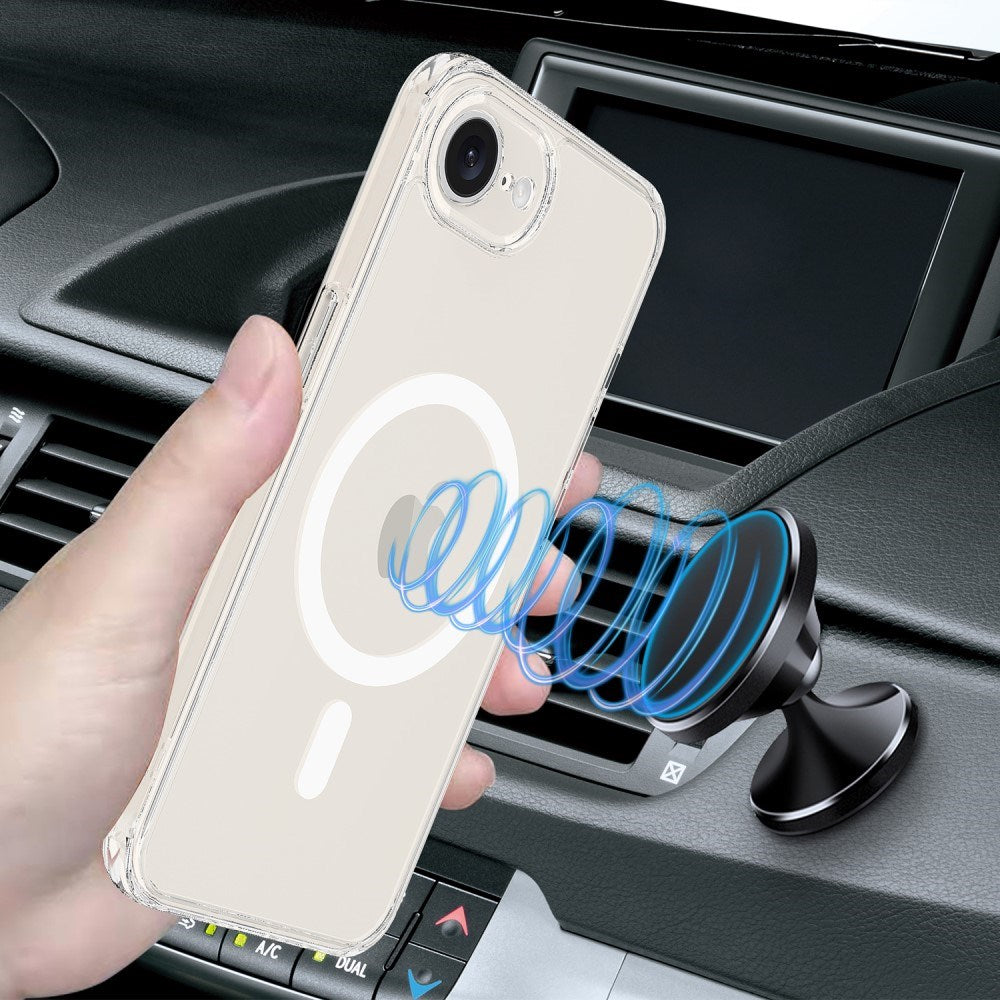 EIDERWOOD iPhone 16e MagSafe-kompatibel gjennomsiktig fleksibel plastveske