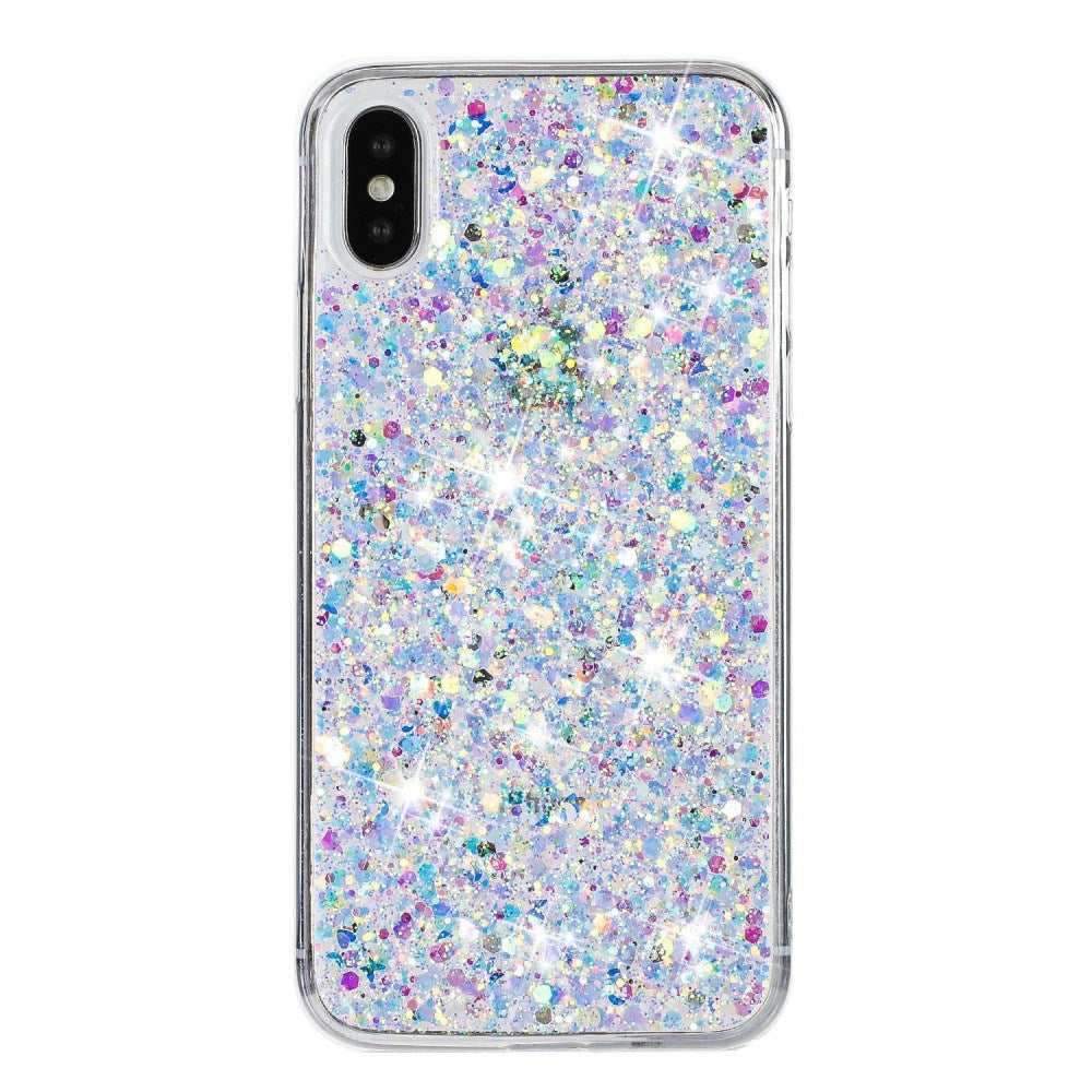 EIDERWOOD iPhone X / XS Glitter Bakdeksel - Sølv