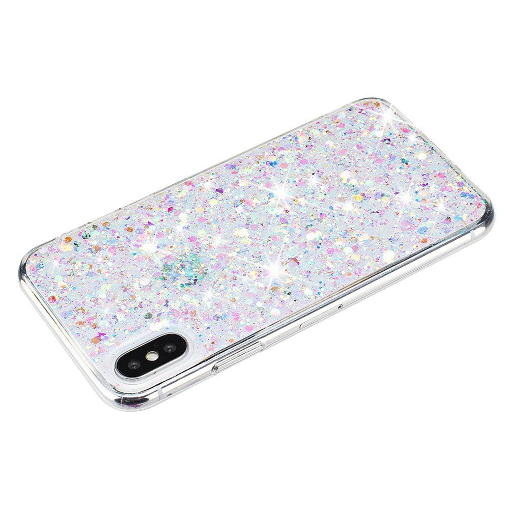 EIDERWOOD iPhone X / XS Glitter Bakdeksel - Sølv