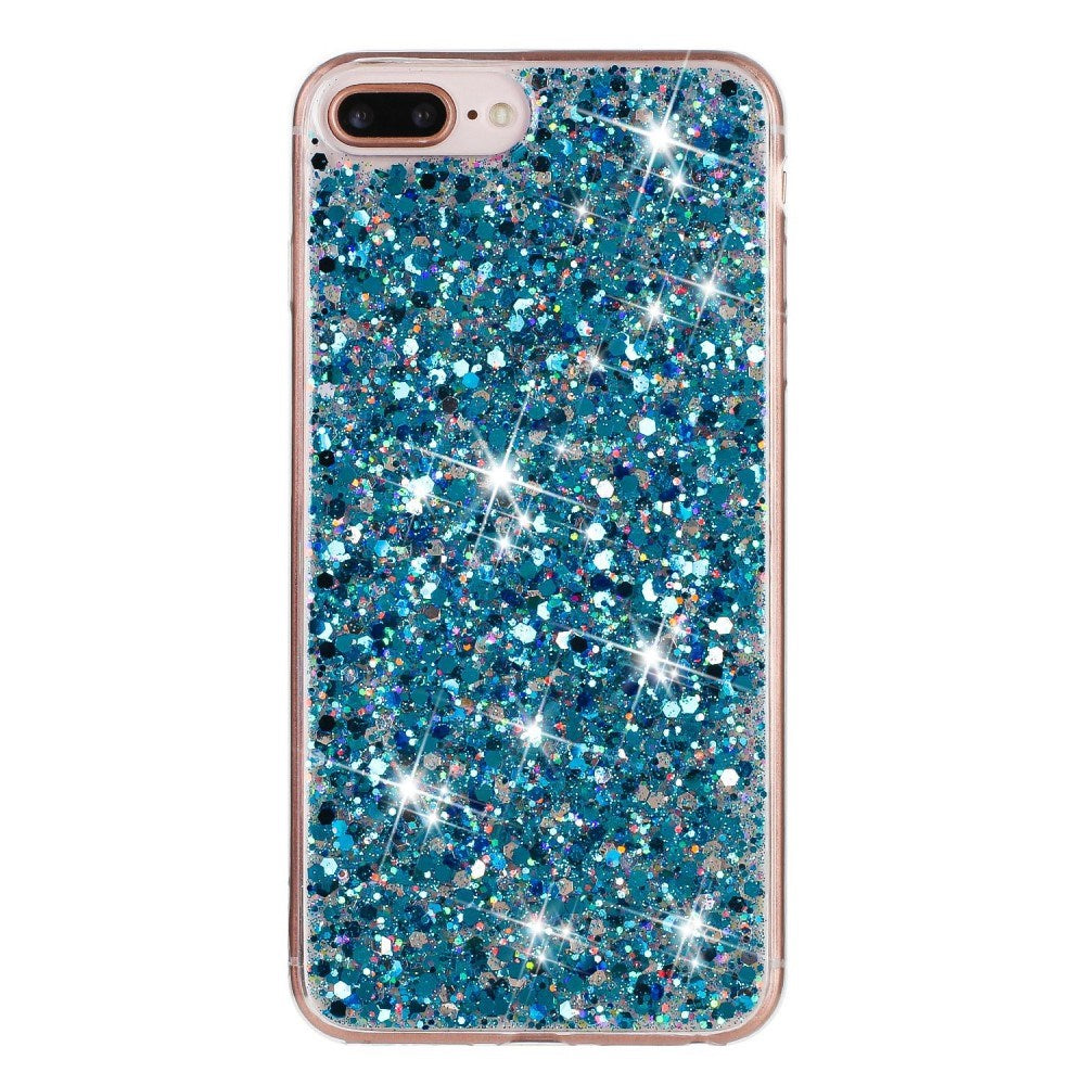 EIDERWOOD iPhone 8 Plus / 7 Plus / 6 (s) Plus Glitter Bakdeksel - Blå