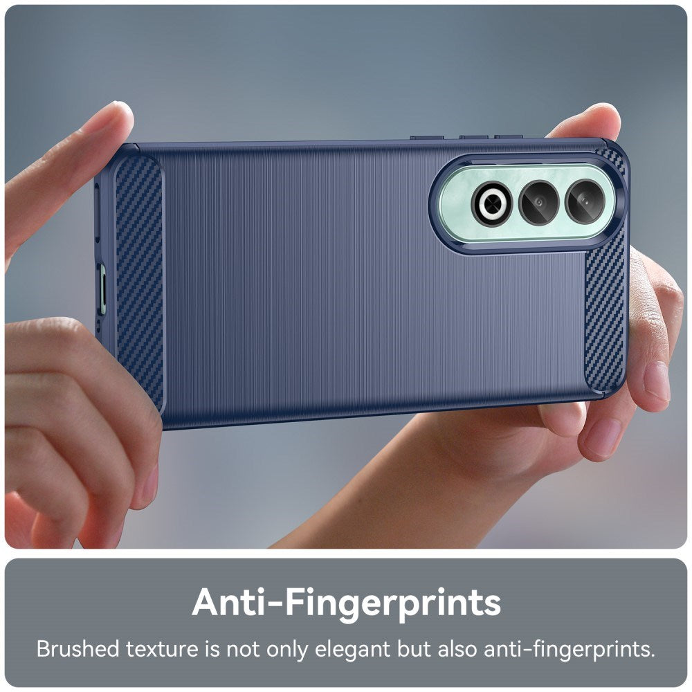 EIDERWOOD OnePlus Nord CE4 (5G) Bakdeksel i børstet karbon - blå