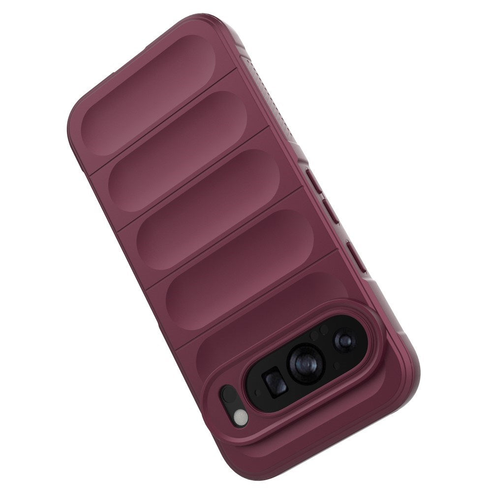 EIDERWOOD Google Pixel 9 Pro fleksibelt plastdeksel - Burgundy