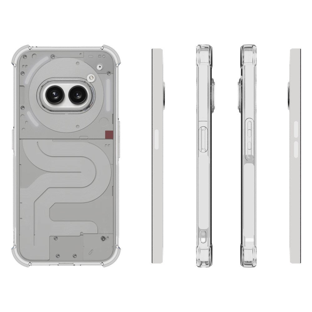 EIDERWOOD Nothing Phone (2a) / (2a) Pluss fleksibelt plastdeksel - gjennomsiktig