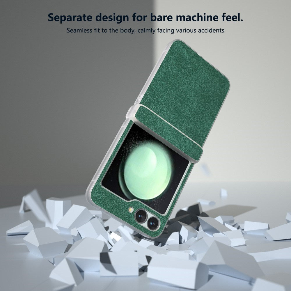 EIDERWOOD Samsung Galaxy Z Flip6 Skinndeksel Plast Bakdeksel - Grønn