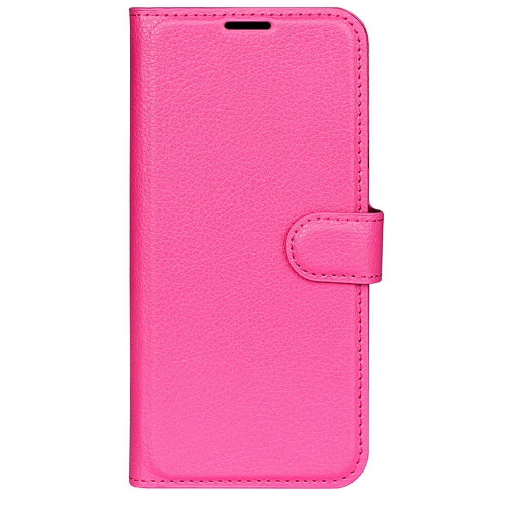 Huawei Pura 70 Pro / 70 Pro+ (Pluss) - EIDERWOOD Faux Leather Flip Cover m. Kortholder og stativfunksjon - Rosa